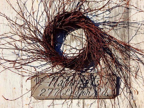 Birch twig wreath - twig,